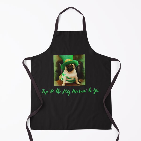 Item preview, Top 'O' The Pug Mornin' to Ya. Irish Pug. designed and sold by Doggymadness.