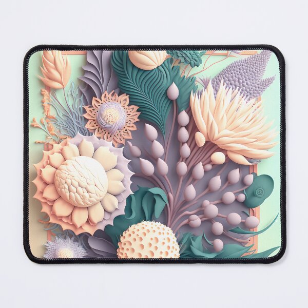 Item preview, Fleuron Floral Playful Colourful Composition Designs for Home Decor, Wedding, Events Fashion and Accessories designed and sold by RAGANADesign.