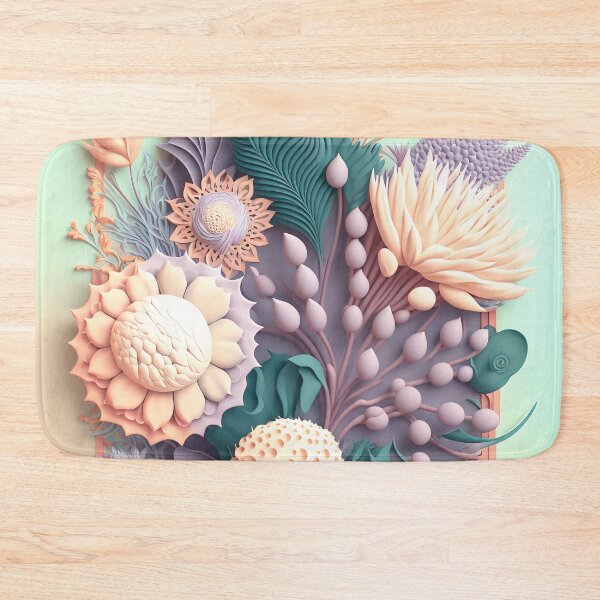Item preview, Fleuron Floral Playful Colourful Composition Designs for Home Decor, Wedding, Events Fashion  and Accessories  designed and sold by RAGANADesign.