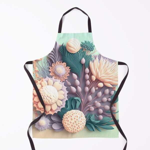 Item preview, Fleuron Floral Playful Colourful Composition Designs for Home Decor, Wedding, Events Fashion and Accessories designed and sold by RAGANADesign.