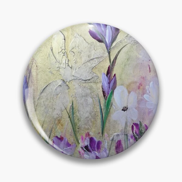 Item preview, Wildflowers Abstract Art, Lisa Kirwan Art, Original Wildflowers Painting designed and sold by KirwanArt.