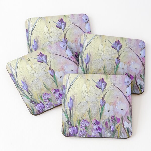 Item preview, Wildflowers Abstract Art, Lisa Kirwan Art, Original Wildflowers Painting designed and sold by KirwanArt.