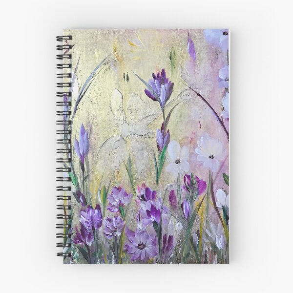 Item preview, Wildflowers Abstract Art, Lisa Kirwan Art, Original Wildflowers Painting designed and sold by KirwanArt.