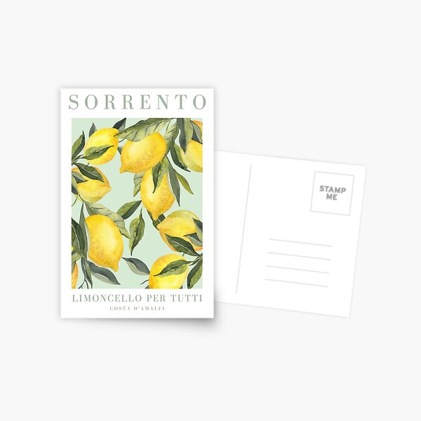 Item preview, Lemon Sorrento Watercolor - Original Print designed and sold by Bella Studio.