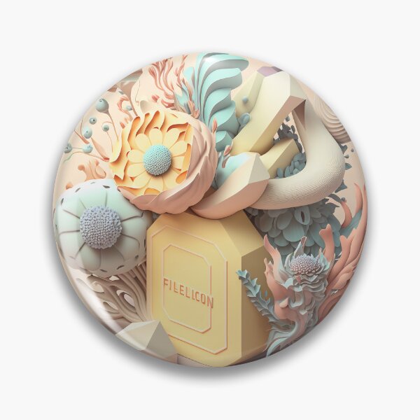 Item preview, Fleuron Floral Playful Colourful Composition Designs for Home Decor, Wedding, Events Fashion  and Accessories  designed and sold by RAGANADesign.