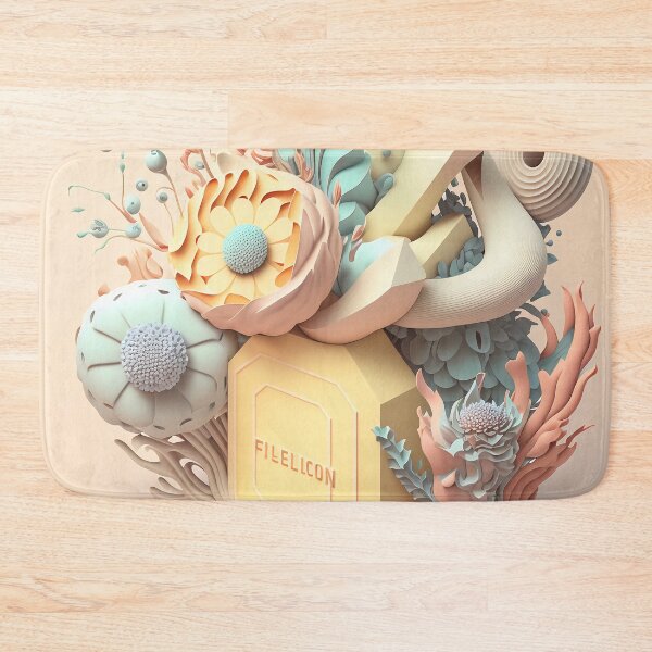 Item preview, Fleuron Floral Playful Colourful Composition Designs for Home Decor, Wedding, Events Fashion  and Accessories  designed and sold by RAGANADesign.
