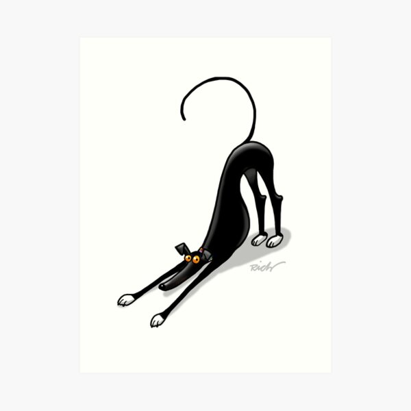 Bowdown Hound Art Print