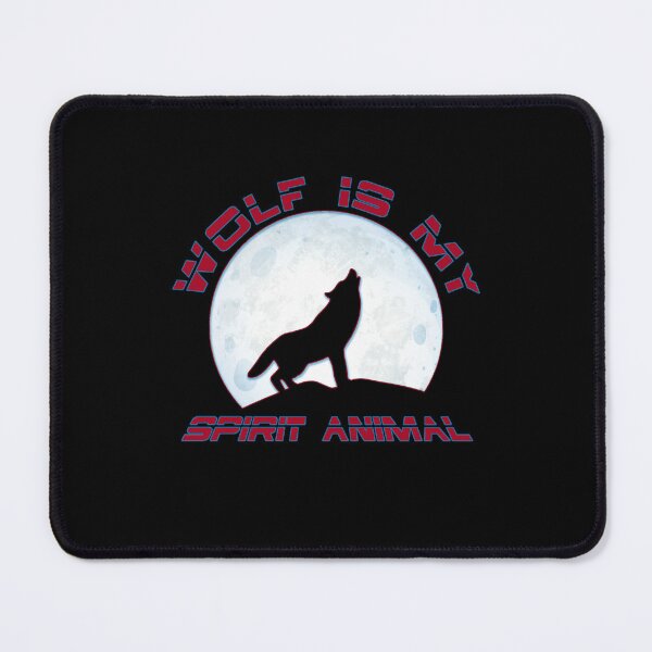 Item preview, Wolf is my Spirit Animal Design, Funny lone wolf spirit animal gift designed and sold by PrintOfi.