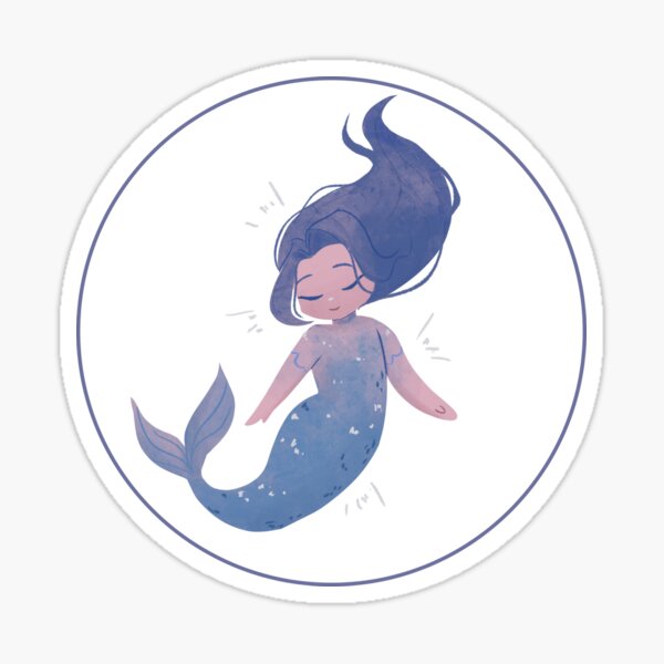 mermaid pearl Sticker
