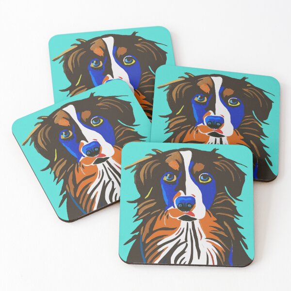 Item preview, Miniature American Shepherd designed and sold by dogpopart.