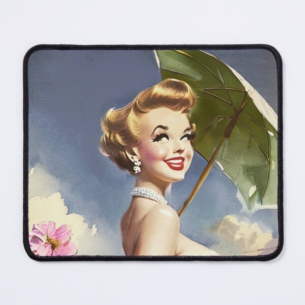 Item preview, Umbrella Beach Pinup Girl designed and sold by cutestpinups.