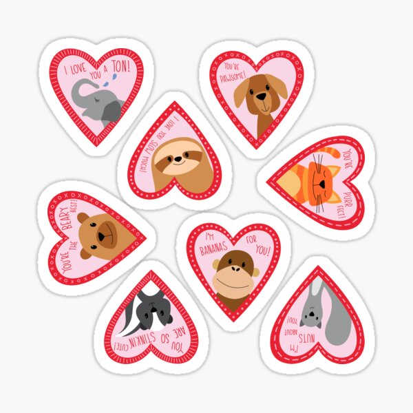 My Punny Valentines Sticker Pack Sticker