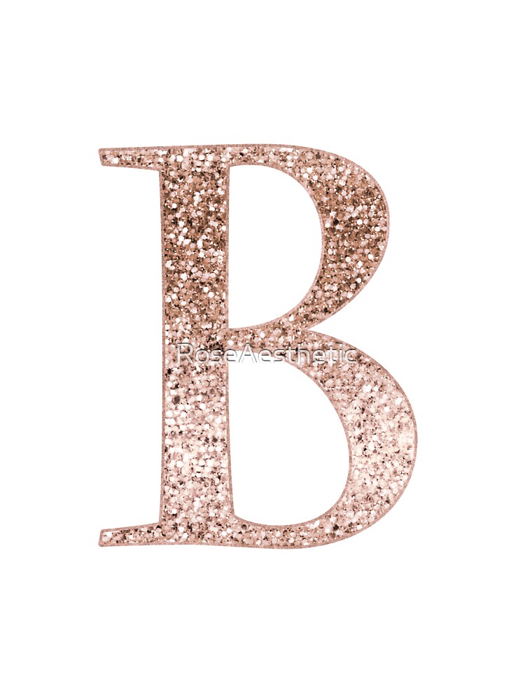 Rose Gold Alphabet Letters