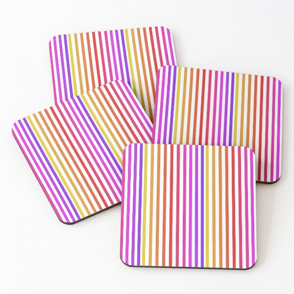 Item preview, Stripes from yellow to purple Pattern Design designed and sold by BelleundBeau.