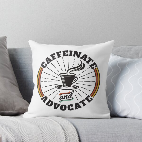 Item preview, Caffeinate And Advocate Ver1 designed and sold by thecatcouch.