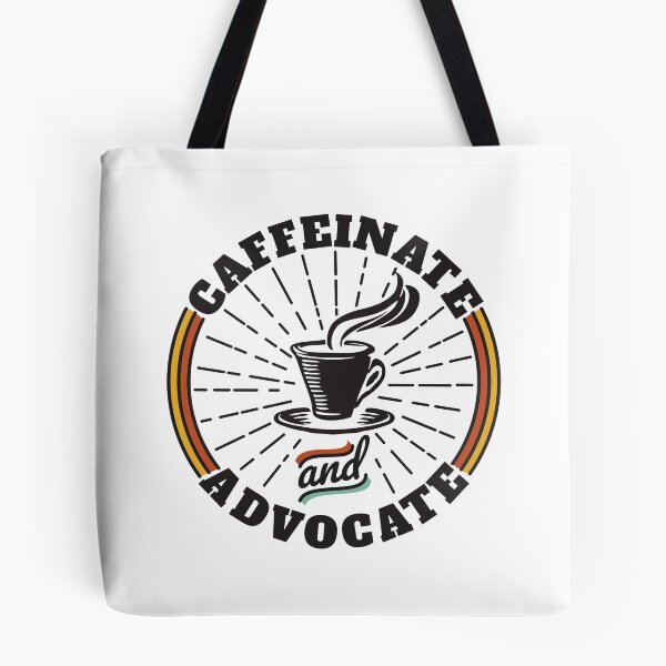 Item preview, Caffeinate And Advocate Ver1 designed and sold by thecatcouch.