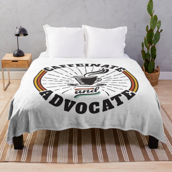 Item preview, Caffeinate And Advocate Ver1 designed and sold by thecatcouch.