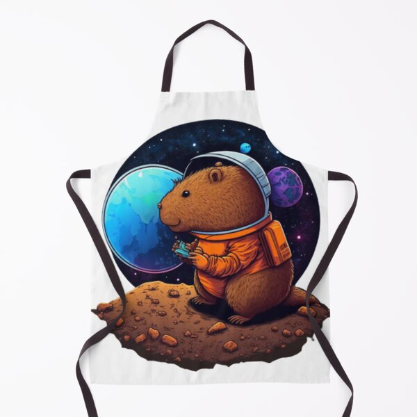 Item preview, space capybara designed and sold by Shrewd Mood.