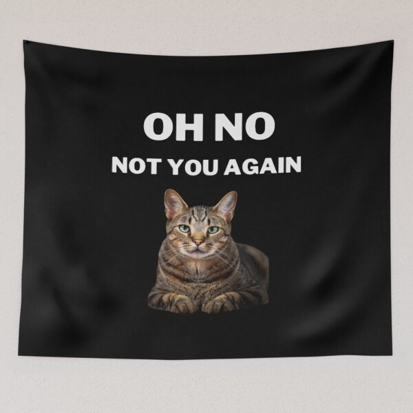Item preview, Oh No Funny Cat designed and sold by Nero9o.