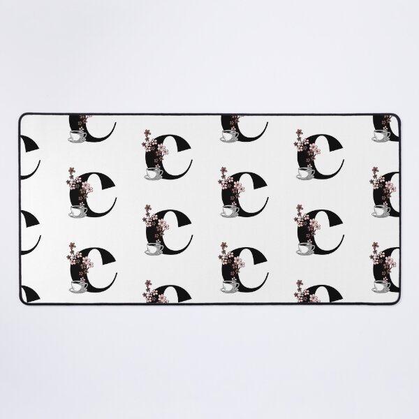 Item preview, Floral Coffee Monogram Letter C designed and sold by Coffee Lifestyle.