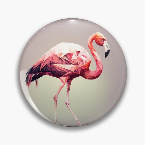 Item preview, Low Poly Flamingo designed and sold by LowPolyStation.