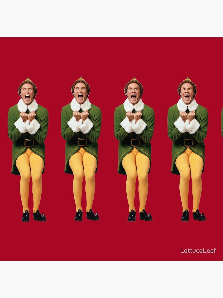 Thumbnail 4 of 4, Pillow, SANTA! OH MY GOD! SANTA'S COMING! I KNOW HIM! I KNOW HIM! designed and sold by LettuceLeaf.