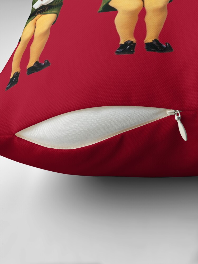 Thumbnail 2 of 4, Pillow, SANTA! OH MY GOD! SANTA'S COMING! I KNOW HIM! I KNOW HIM! designed and sold by LettuceLeaf.