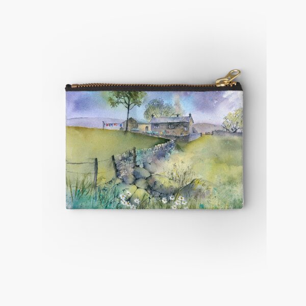 Item preview, Landscape painting in watercolour. Title:- "Washday" designed and sold by artbyrachel.