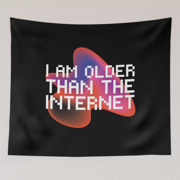 Item preview, I Am Older Than The Internet Synthwave Retrowave Geeker designed and sold by brytfanna.