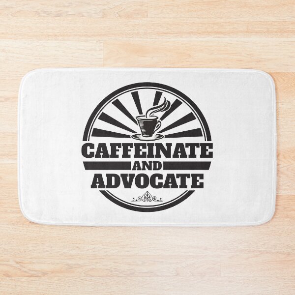 Item preview, Caffeinate And Advocate Ver2 designed and sold by thecatcouch.