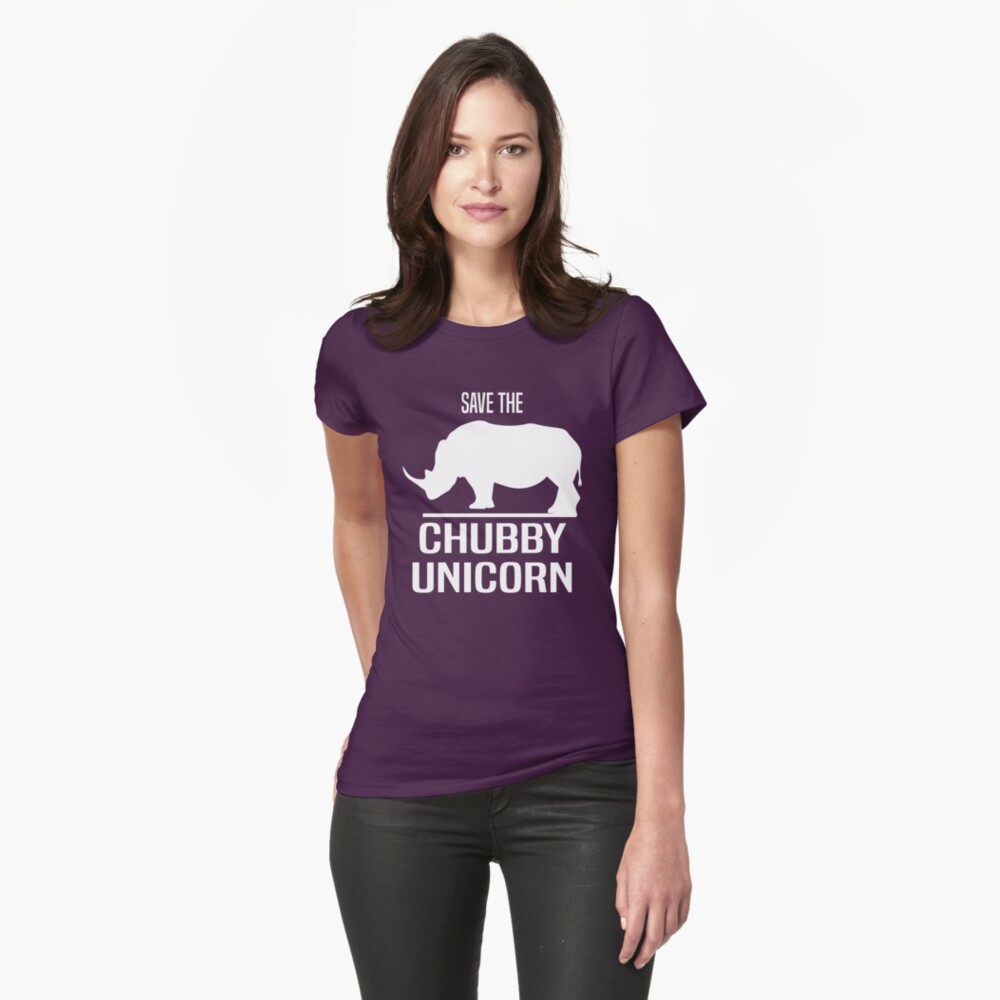 chubby unicorn t shirt uk