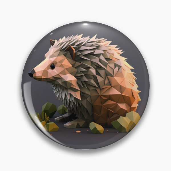 Item preview, Low Poly Hedgehog designed and sold by LowPolyStation.