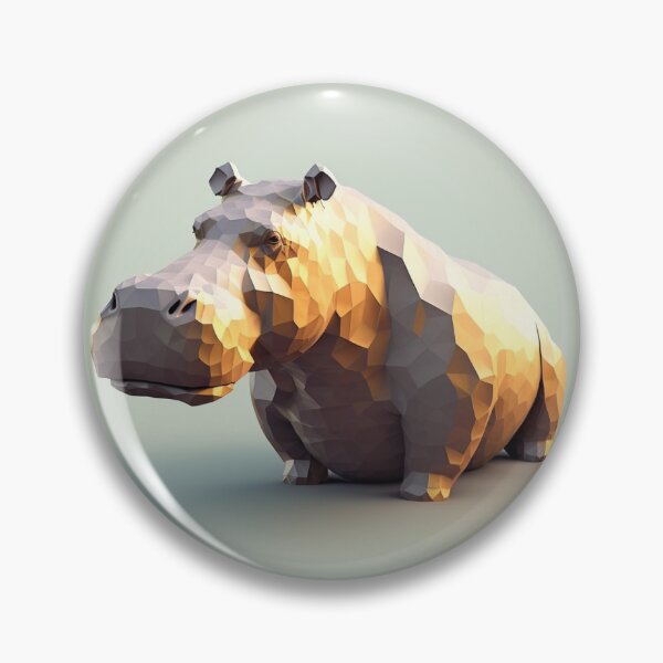 Item preview, LowPoly Hippo designed and sold by LowPolyStation.