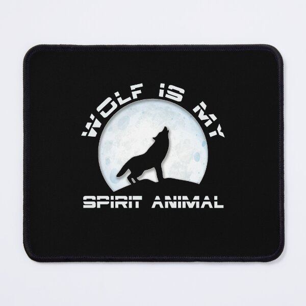 Item preview, Wolf is my Spirit Animal Wild Design, Funny lone wolf spirit animal gift designed and sold by PrintOfi.
