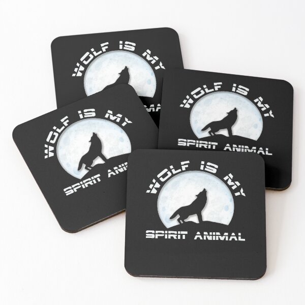 Item preview, Wolf is my Spirit Animal Wild Design, Funny lone wolf spirit animal gift designed and sold by PrintOfi.