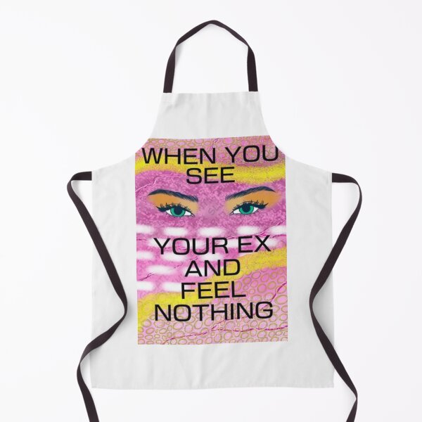 Item preview, Pink Radical Feminist Design With Powerful Eyes - When You See Your Ex And Feel Nothing designed and sold by LethalPixieDust.