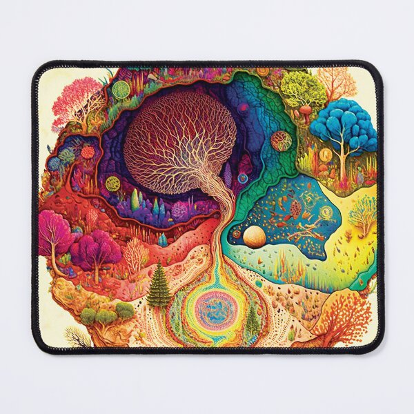 Item preview, Mycelium map of the whole earth#8 designed and sold by PhiloSophyEye.