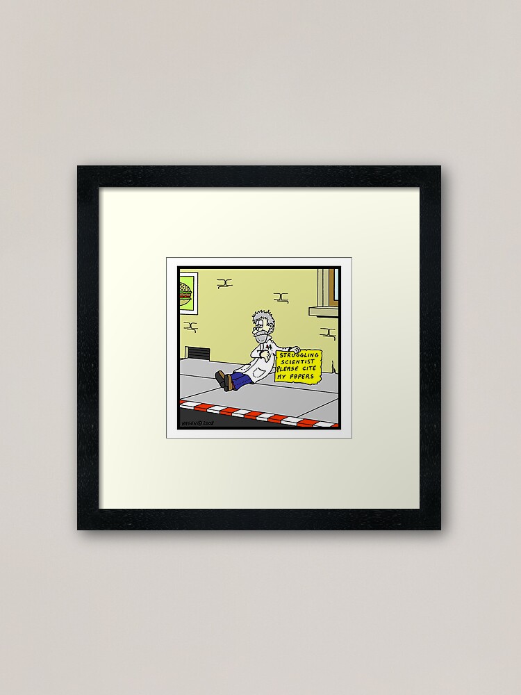 Thumbnail 1 of 7, Framed Art Print, Please cite my papers designed and sold by Hagen.