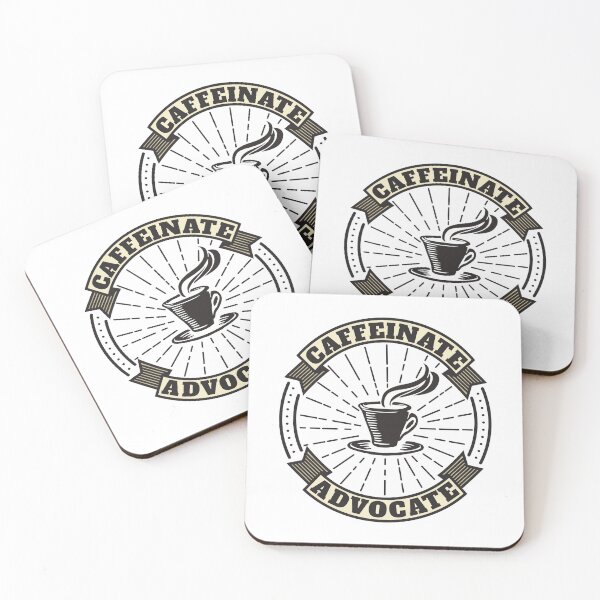 Item preview, Caffeinate And Advocate Ver3 designed and sold by thecatcouch.