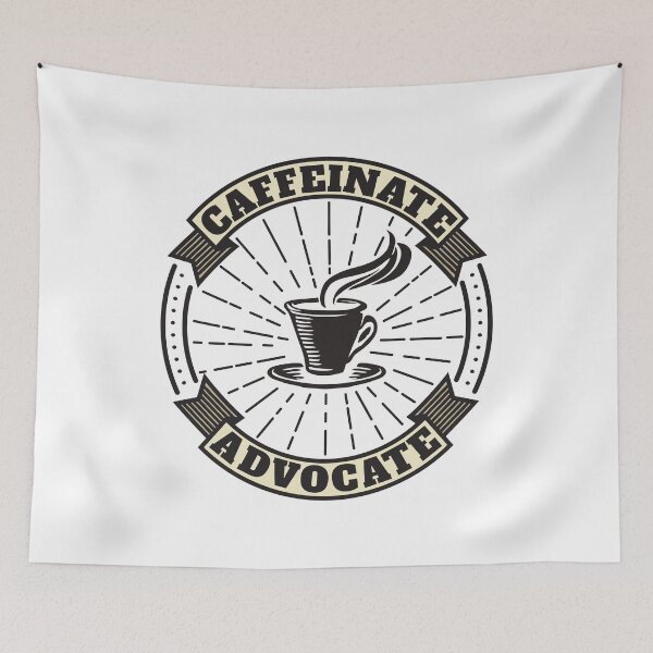 Item preview, Caffeinate And Advocate Ver3 designed and sold by thecatcouch.