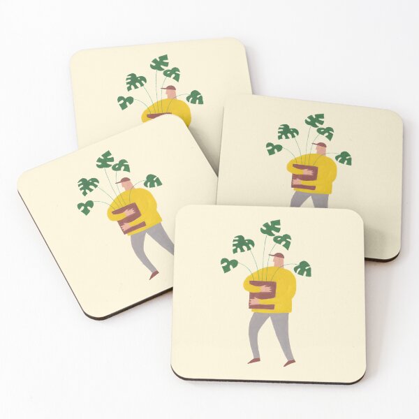 Item preview, Monstera Moving Man designed and sold by Holly Astle.