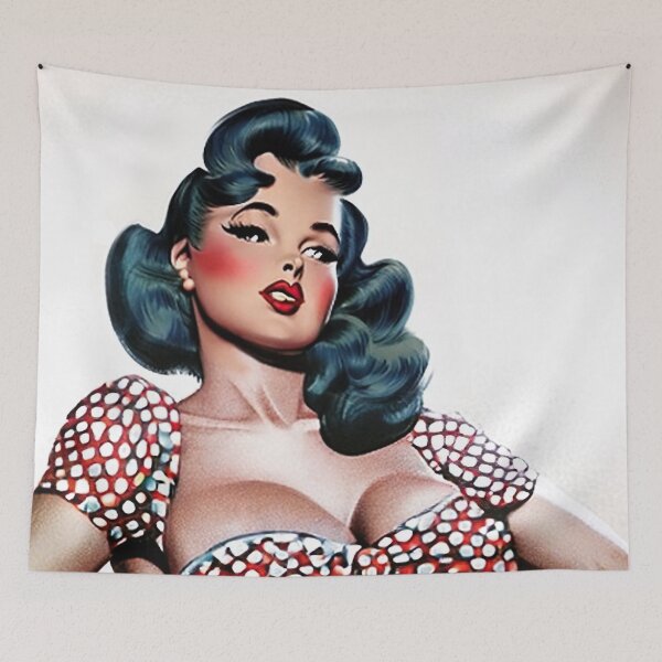 Item preview, Copy of Blue Pinup Girl designed and sold by cutestpinups.