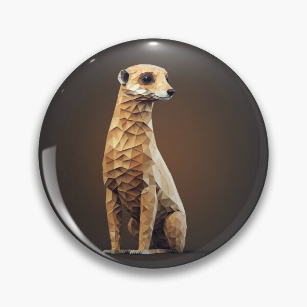 Item preview, Low Poly Meerkat designed and sold by LowPolyStation.