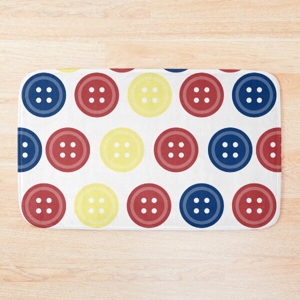 Item preview, Red, Yellow, Blue Buttons! designed and sold by LapillusDesigns.