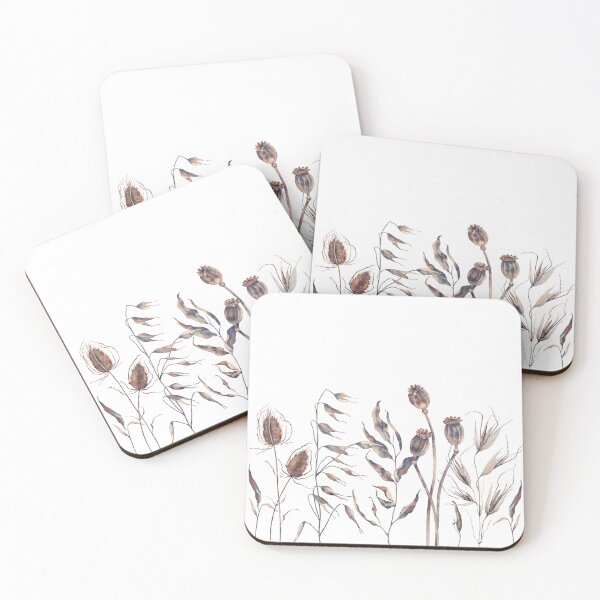 Item preview, Watercolor dried wildflowers designed and sold by InnaPatiutko.