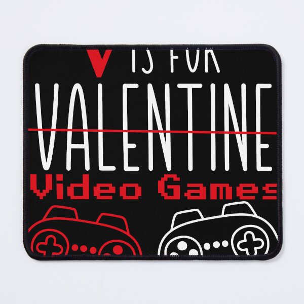 Item preview, Copy of v is for video games funny gamer kids boys valentines day designed and sold by H-Desz5.