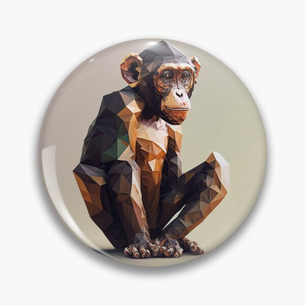 Item preview, Low Poly Monkey designed and sold by LowPolyStation.