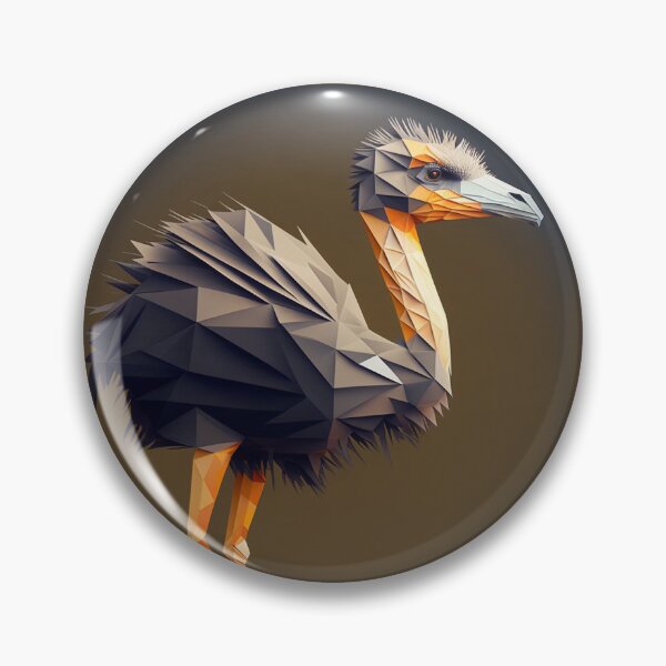 Item preview, Low Poly Ostrich designed and sold by LowPolyStation.