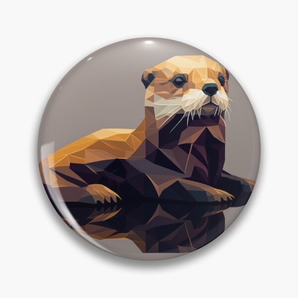 Item preview, LowPoly Otter designed and sold by LowPolyStation.
