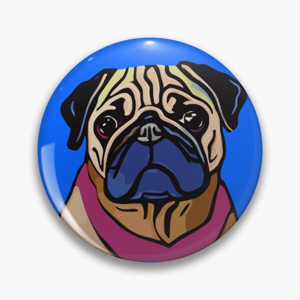 Item preview, Pug - pop art style. designed and sold by dogpopart.
